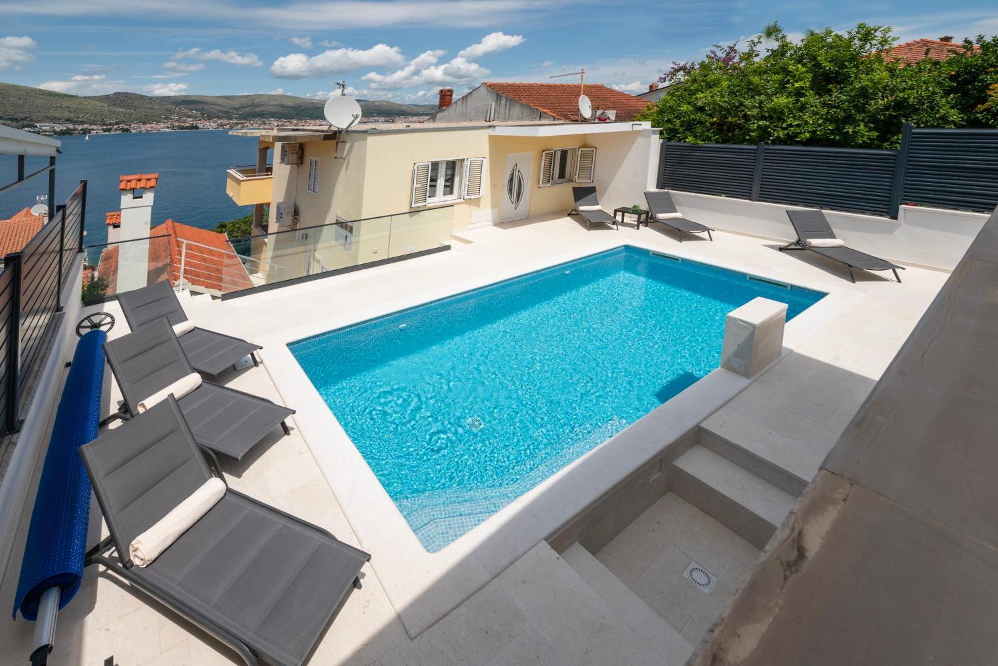 Lavanda Residence With Heated Pool Trogir Split Donji Okrug  Dış mekan fotoğraf